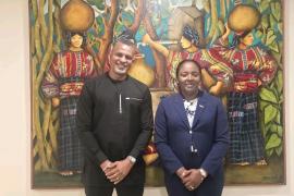 Dr. Sandra Paulemon rencontre une délégation de la Banque Caribéenne de Développement