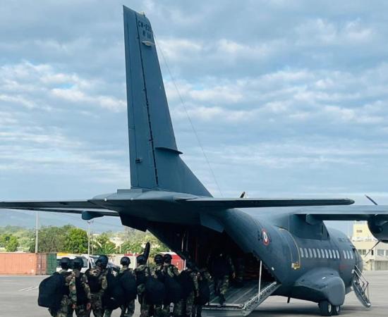  25 soldats des FAd’H partent en formation en Martinique 