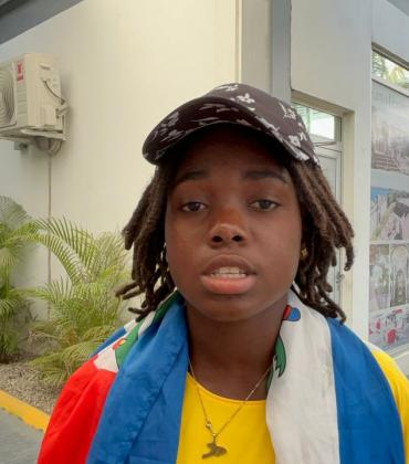 Pierreline Nazon de retour en Haïti