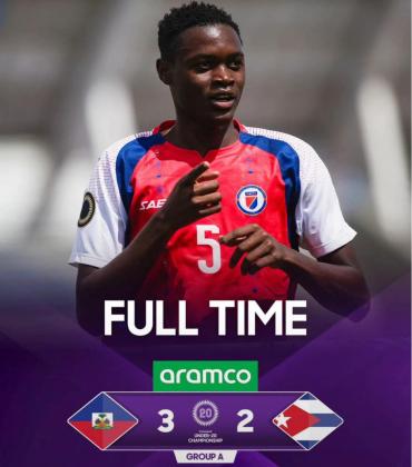 Haïti U20 renverse Cuba 3 à 2 et relance sa course au Mondial 2027
