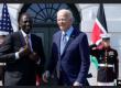 Wiliam Ruto, prés Kényan accompagné de Biden 